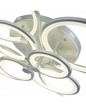 SLE200392-08 Светильник потолочный Серебристый/Белый LED 1*256W 3000-6000K LETO-foto6