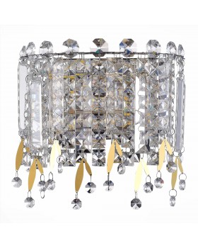 SL1655.201.02 Бра ST-Luce Золотистый/Прозрачный E14 2*40W DESIO-foto2