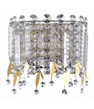 SL1655.201.02 Бра ST-Luce Золотистый/Прозрачный E14 2*40W DESIO-foto2