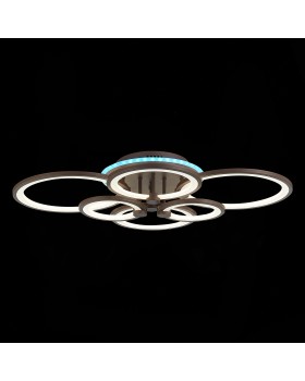 SLE200372-06RGB Светильник потолочный Кофейный/Белый LED 1*168W RGB 8W 3000-6000K LETO-foto7