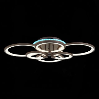 SLE200372-06RGB Светильник потолочный Кофейный/Белый LED 1*168W RGB 8W 3000-6000K LETO-foto7