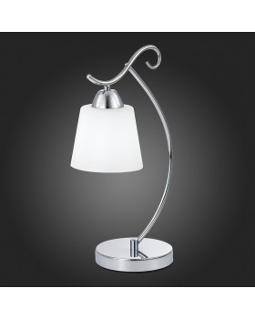 SLE103904-01 Прикроватная лампа Хром/Белый E27 1*60W LIADA-foto5