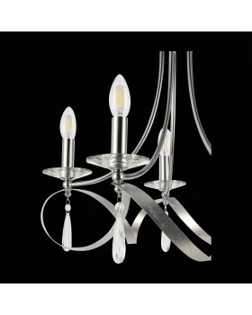 SLE120203-05 Светильник подвесной Хром E14 5*40W FILATTA-foto6