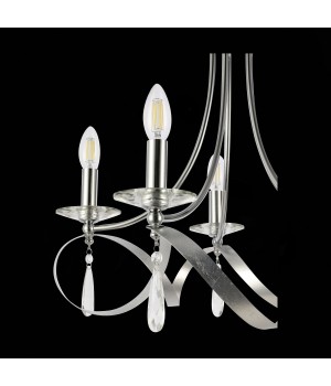 SLE120203-05 Светильник подвесной Хром E14 5*40W FILATTA-foto6