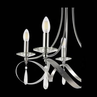 SLE120203-05 Светильник подвесной Хром E14 5*40W FILATTA-foto6