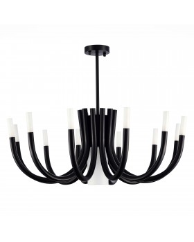 SL1173.402.13 Люстра потолочная ST-Luce Черный/Черный G4/E27 12+1*5+60W PAFE-foto2