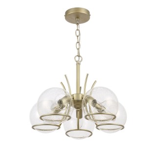 SL1136.203.05 Люстра подвесная Шампань/Прозрачный,С пузырьками воздуха E14 5*40W RESCHEZA-foto2