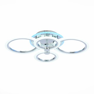 SLE500512-04RGB Светильник потолочный Хром/Белый LED 1*72W RGB 7W 3000-6000K CERINA-foto3