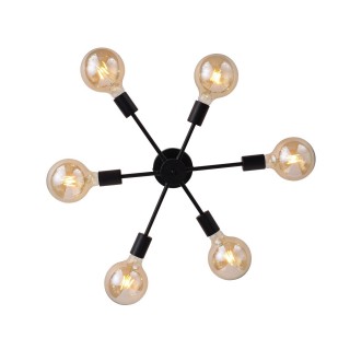 SL419.402.06 Люстра потолочная Черный E27 6*60W ANO-foto17