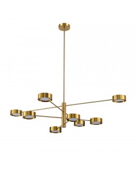 SL6504.302.08 Светильник потолочный ST-Luce Латунь/Латунь LED 8*5W 3000K VICO-foto2