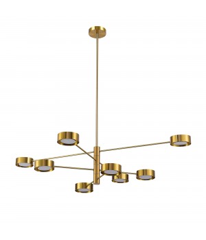 SL6504.302.08 Светильник потолочный ST-Luce Латунь/Латунь LED 8*5W 3000K VICO-foto2