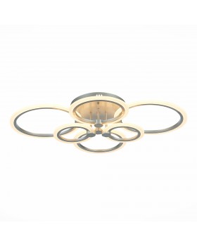 SLE500592-06 Светильник потолочный Серебристый/Белый LED 1*132W 3000-6000K CERINA-foto2