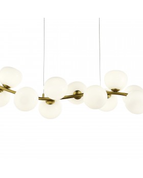 SL1519.303.16 Светильник подвесной ST-Luce Латунь/Белый G9 16*5W 4000K SWEVEN-foto3