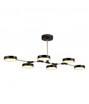 SLE6004-402-06 Светильник потолочный Черный/Черный LED 6*10W MONTA-foto2