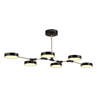 SLE6004-402-06 Светильник потолочный Черный/Черный LED 6*10W MONTA-foto2