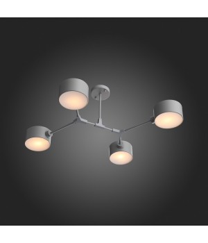 SLE183702-04 Люстра потолочная Серый/Серый E14 4*60W GIMENTO-foto4