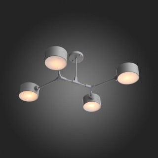 SLE183702-04 Люстра потолочная Серый/Серый E14 4*60W GIMENTO-foto4