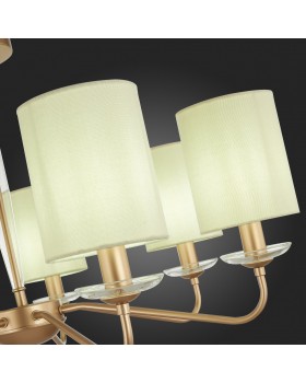 SLE108002-07 Люстра потолочная Золотистый/Бежевый E14 7*40W RITA-foto12