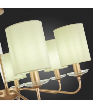 SLE108002-07 Люстра потолочная Золотистый/Бежевый E14 7*40W RITA-foto12