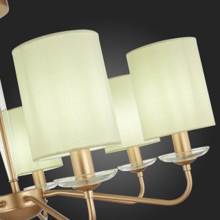 SLE108002-07 Люстра потолочная Золотистый/Бежевый E14 7*40W RITA-foto12