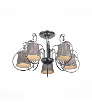 SL177.102.05 Люстра потолочная Хром/Серебристый E14 5*40W AZZURRO-foto2