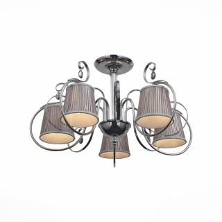 SL177.102.05 Люстра потолочная Хром/Серебристый E14 5*40W AZZURRO-foto2