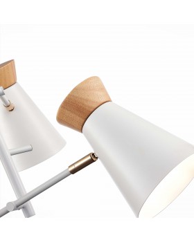 SLE1252-502-03 Люстра потолочная Белый, Золотистый/Белый, Дерево E27 3*60W ALFEO-foto3