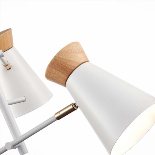 SLE1252-502-03 Люстра потолочная Белый, Золотистый/Белый, Дерево E27 3*60W ALFEO-foto3