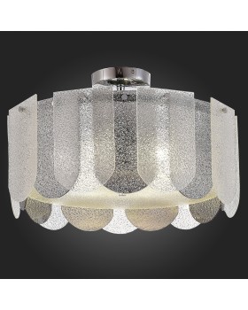 SLE1125-102-06 Светильник потолочный Хром/Прозрачно-Дымчатый E14 6*40W ERZO-foto5