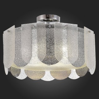 SLE1125-102-06 Светильник потолочный Хром/Прозрачно-Дымчатый E14 6*40W ERZO-foto5