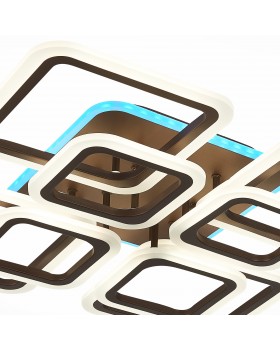 SLE200472-08RGB Светильник потолочный Кофейный/Белый LED 1*176W RGB 10W 3000-6000K QUTRO-foto5