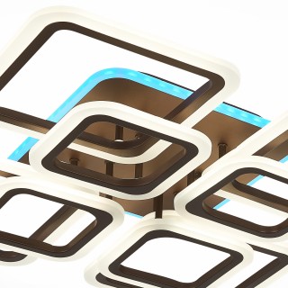 SLE200472-08RGB Светильник потолочный Кофейный/Белый LED 1*176W RGB 10W 3000-6000K QUTRO-foto5