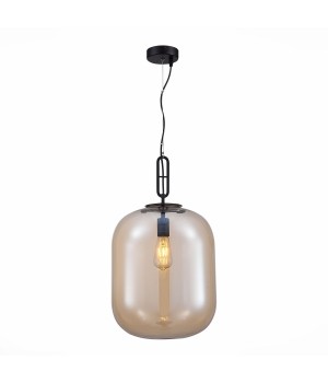 SL1050.413.01 Светильник подвесной ST-Luce Черный/Коньячный E27 1*40W BURASCA-foto2