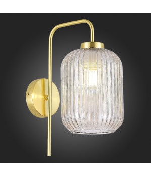 SL1154.331.01 Бра ST-Luce Латунь/Коньячный E27 1*60W GRAN-foto3