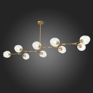 SLE154823-09 Люстра подвесная Золотистый/Прозрачный E27 9*40W RAMETTO-foto5