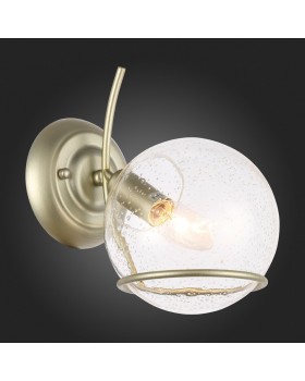 SL1136.201.01 Бра Шампань/Прозрачный,С пузырьками воздуха E14 1*40W RESCHEZA-foto7