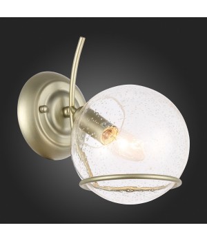 SL1136.201.01 Бра Шампань/Прозрачный,С пузырьками воздуха E14 1*40W RESCHEZA-foto7