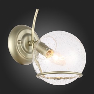 SL1136.201.01 Бра Шампань/Прозрачный,С пузырьками воздуха E14 1*40W RESCHEZA-foto7