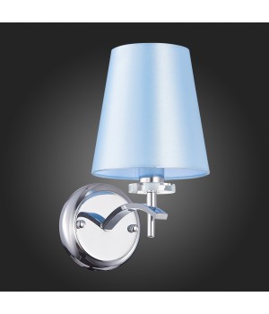 SLE105611-01 Бра Хром/Светло-голубой E14 1*40W PERAMONE-foto6