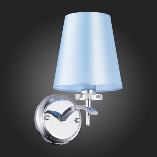 SLE105611-01 Бра Хром/Светло-голубой E14 1*40W PERAMONE-foto6