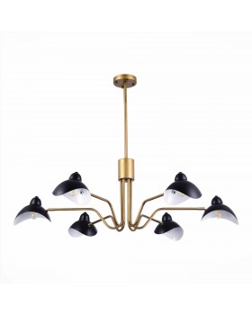 SL1801.313.06 Люстра подвесная ST-Luce Античная бронза/Черный E14 6*60W MINNE-foto2