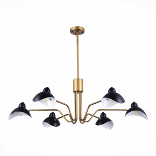 SL1801.313.06 Люстра подвесная ST-Luce Античная бронза/Черный E14 6*60W MINNE-foto2