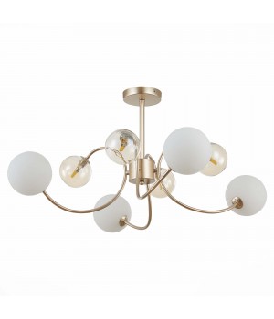 SLE220922-08 Люстра потолочная Золотистый/Белый, Янтарный G9 8*5W FORMAE-foto2
