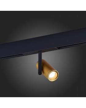 ST808.236.08 Магнитный трековый светильник Золотистый LED 1*8W 3000K 550Lm Ra>90 36° IP20 D42xH135 48VV SKYLINE 48-foto5