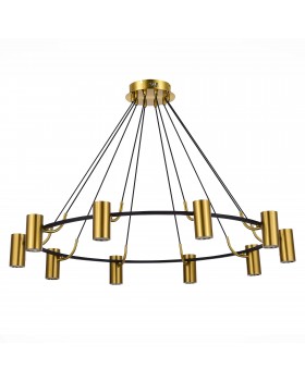 SL1215.403.10 Светильник подвесной ST-Luce Черный, Латунь/Латунь GU10 10*5W 4000K TALIA-foto2