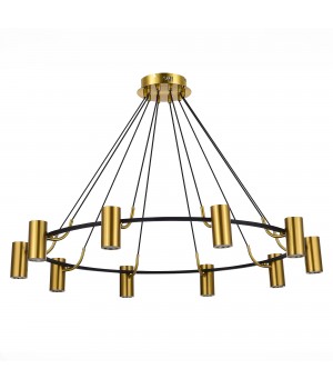 SL1215.403.10 Светильник подвесной ST-Luce Черный, Латунь/Латунь GU10 10*5W 4000K TALIA-foto2