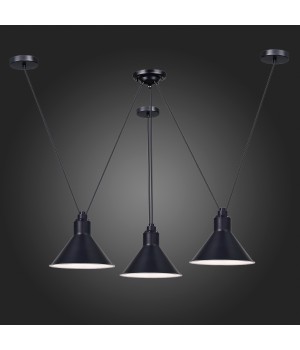 SL1804.403.03 Светильник подвесной ST-Luce Черный/Черный E14 3*60W SVEVO-foto5
