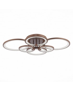 SLE200372-06 Светильник потолочный Кофейный/Белый LED 1*168W 3000-6000K LETO-foto4