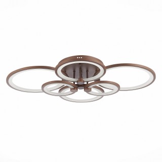 SLE200372-06 Светильник потолочный Кофейный/Белый LED 1*168W 3000-6000K LETO-foto4