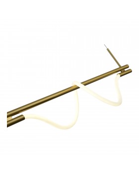 SL6118.303.03 Светильник подвесной ST-Luce Латунь/Латунь LED 2+1*3+11W 4000K MARLOW-foto3